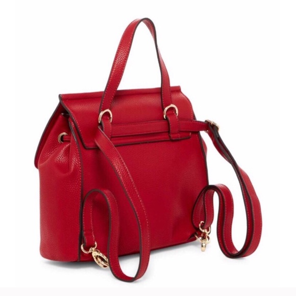 NWT Nanette Lepore Arabelle Convertible Red Bag - Picture 2 of 8